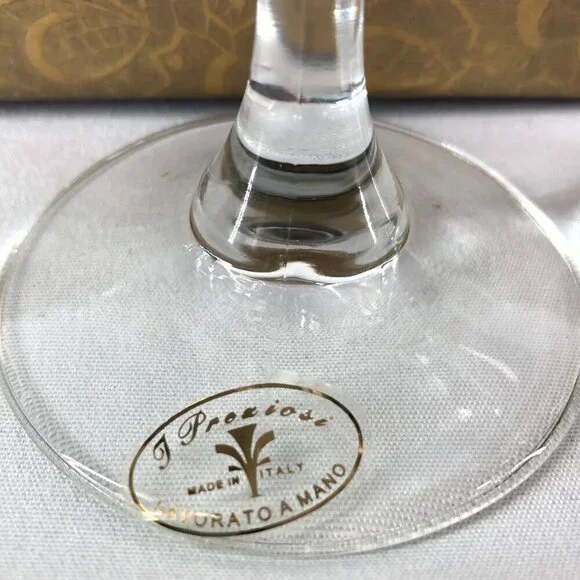 Vintage i Preziosi by C.F. Design Made In Italy Champagne Crystal Glasses - Picture 5 of 8